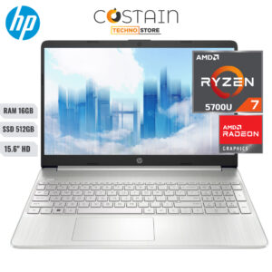 Laptop Hp 15-ef2525la - Ryzen 7 - 5700u - RAM 16gb - SSD 512gb