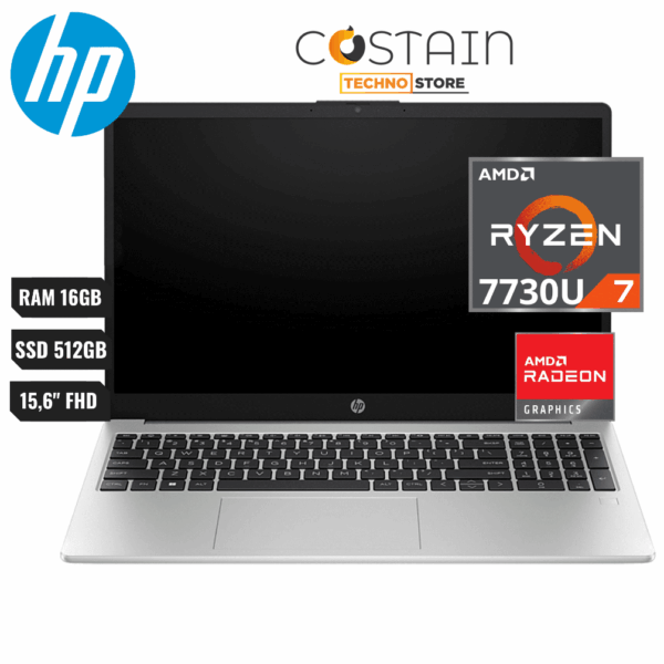 Laptop Hp 255 G10 - Amd Ryzen 7 7730u